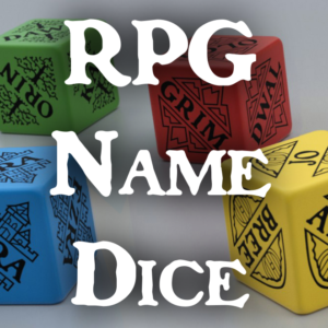 RPG Name Dice